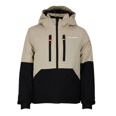 Blouson de ski avec capuche ebony garçon Bleuorage+Kaki+Taupe 11 - vertbaudet enfant 