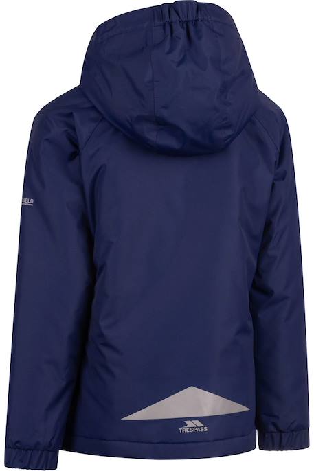 Veste fille hiver imperméable à capuche Bleu saphir 3 - vertbaudet enfant 