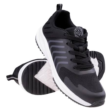 Baskets synthétique barry Noir / blanc 4 - vertbaudet enfant 