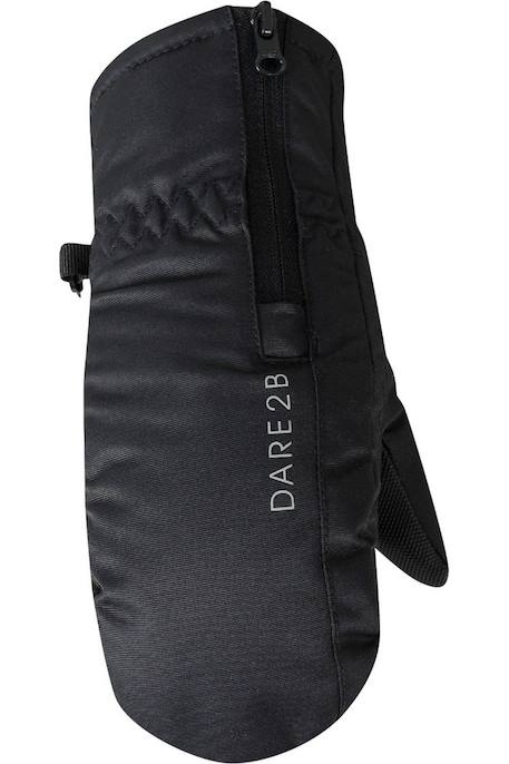 Gants Moufles hiver ou ski igloo Noir+Rose pâle 1 - vertbaudet enfant 