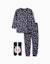 Pyjama + chaussettes antidérapantes avec motif de noël Bleu foncé 1 - vertbaudet enfant 