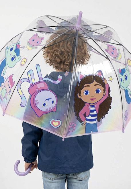 Parapluie transparent pour enfant Gabby's Dollhouse (La Maison Magique de Gabby) Transparent 6 - vertbaudet enfant 