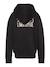 Sweatshirt zippé à capuche imprimé au dos Bleu ciel+Gris chiné+Noir+Orange+Sage kaki 10 - vertbaudet enfant 