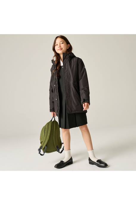 Veste enfant imperméable et isolante à capuche Bleu / bleu marine+Bleu marine+Noir 17 - vertbaudet enfant 