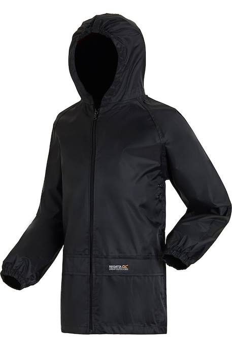 Manteau imperméable enfant stormbreak Bleu marine+Noir 3 - vertbaudet enfant 