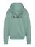 Sweatshirt zippé à capuche imprimé au dos Bleu ciel+Gris chiné+Noir+Orange+Sage kaki 18 - vertbaudet enfant 