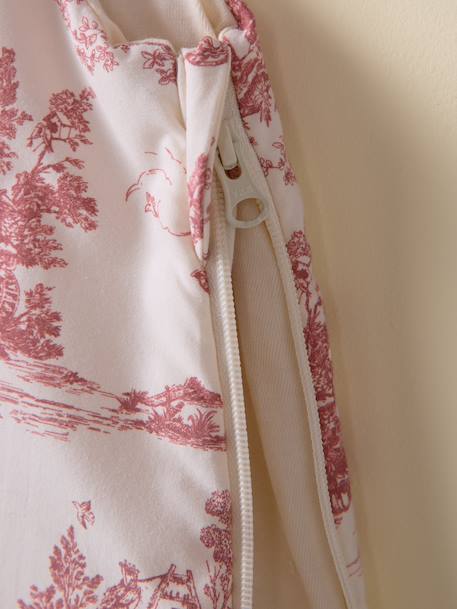 Gigoteuse en percale de coton tog 3 Imprimé bali corail+Imprimé fleurs rose+Jouy bordeaux 14 - vertbaudet enfant 
