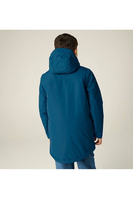 Veste enfant imperméable et isolante à capuche Bleu / bleu marine+Bleu marine+Noir 8 - vertbaudet enfant 