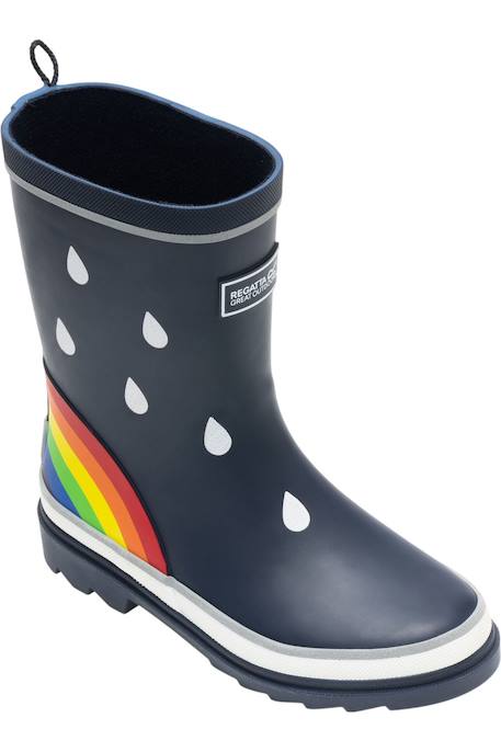 Bottes de pluie arc-en-ciel Bleu marine imprimé 6 - vertbaudet enfant 