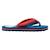 Tongs enfant aquatro Mer de gibraltar / rouge vif 2 - vertbaudet enfant 