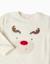 Pyjama Noël en polaire corail avec renne brodé Blanc 3 - vertbaudet enfant 