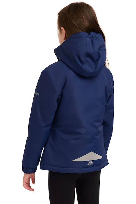 Veste fille hiver imperméable à capuche Bleu saphir 5 - vertbaudet enfant 