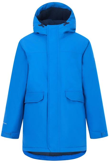 Veste enfant imperméable et isolante à capuche Bleu / bleu marine+Bleu marine+Noir 2 - vertbaudet enfant 