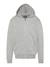 Sweatshirt zippé à capuche imprimé au dos Bleu ciel+Gris chiné+Noir+Orange+Sage kaki 5 - vertbaudet enfant 