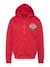 Sweatshirt zippé à capuche Bleu marine+Kaki+Noir+Rouge 13 - vertbaudet enfant 