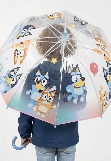 Parapluie transparent pour enfant Bluey & Bingo Transparent 5 - vertbaudet enfant 