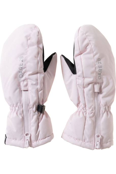 Gants Moufles hiver ou ski igloo Noir+Rose pâle 5 - vertbaudet enfant 
