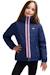 Veste fille hiver imperméable à capuche Bleu saphir 4 - vertbaudet enfant 