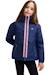 Veste fille hiver imperméable à capuche Bleu saphir 1 - vertbaudet enfant 