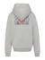 Sweatshirt zippé à capuche imprimé au dos Bleu ciel+Gris chiné+Noir+Orange+Sage kaki 6 - vertbaudet enfant 
