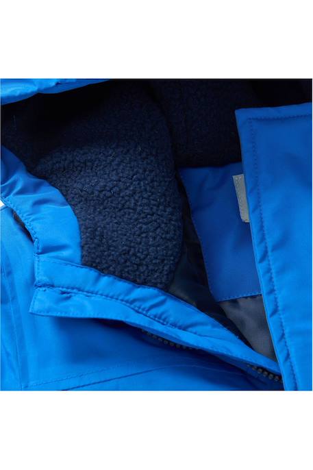 Veste enfant imperméable et isolante à capuche Bleu / bleu marine+Bleu marine+Noir 5 - vertbaudet enfant 
