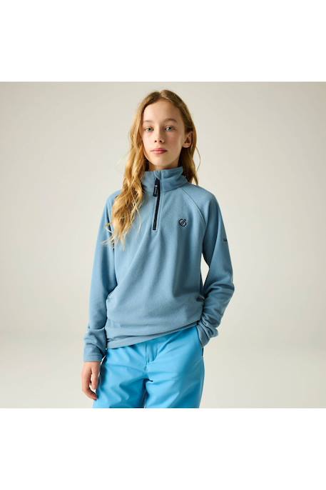 Veste polaire freehand Bleu ciel+Bleu marine+Crème+Jaune fluo+Noir+Rose pâle+Rouge danger+Turquoise pâle+Vieux bleu 35 - vertbaudet enfant 