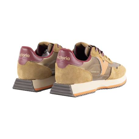 Baskets basses à lacets Olive+Violet bleu 4 - vertbaudet enfant 