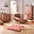 Chambre bébé trio: lit bébé 70x140 évolutif, commode à langer 4 tiroirs et armoire 2 portes décor noyer - choco Marron 2 - vertbaudet enfant 