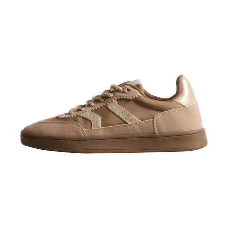 Baskets basses à lacets Beige 2 - vertbaudet enfant 