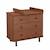 Commode 4 tiroirs décor bois noyer - choco Marron 3 - vertbaudet enfant 