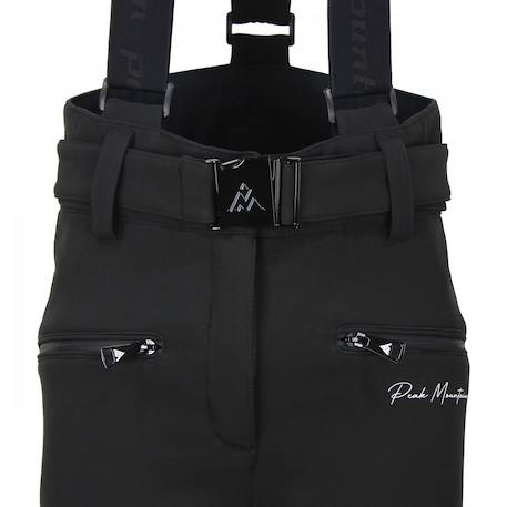 Pantalon de ski shoftshell fadam enfant/fille Noir 4 - vertbaudet enfant 