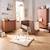 Chambre bébé trio: lit bébé 70x140 évolutif, commode à langer 4 tiroirs et armoire 2 portes décor noyer - choco Marron 1 - vertbaudet enfant 