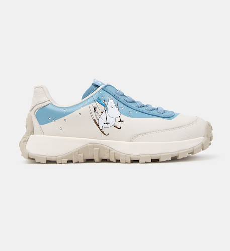 Baskets garçon smooth leather drift trail Argent 034+Blanc bleu 033+Noir 6 - vertbaudet enfant 
