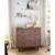 Commode 4 tiroirs décor bois noyer - choco Marron 6 - vertbaudet enfant 