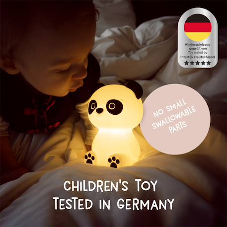 Veilleuse bébé panda à intensité variable avec minuterie paddy panda Blanc 5 - vertbaudet enfant 