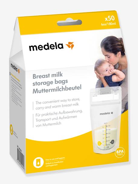 Boîte de 50 sachets de conservation pour lait maternel  Pump & Save MEDELA TRANSPARENT 1 - vertbaudet enfant 