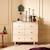 Commode 6 tiroirs décor bois chêne bohême - boheme Beige 4 - vertbaudet enfant 