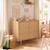 Commode 6 tiroirs décor bois chêne bohême - boheme Beige 1 - vertbaudet enfant 