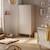 Chambre bébé trio: lit bébé 60x120, commode à langer 3 tiroirs et armoire 2 portes décor chêne suave - solene Marron/beige 5 - vertbaudet enfant 