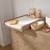 Plan à langer coulissant pour commode xxl décor bois chêne mokka - mokka Marron 5 - vertbaudet enfant 