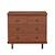 Commode 4 tiroirs décor bois noyer - choco Marron 2 - vertbaudet enfant 