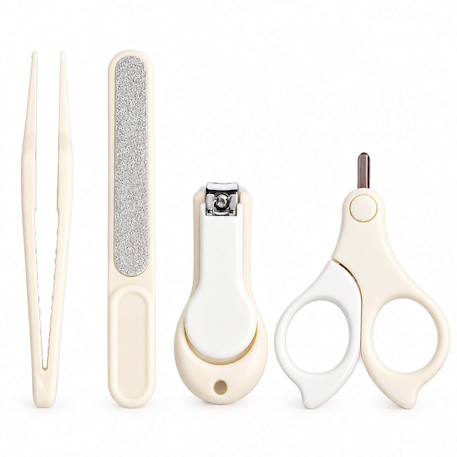Set manucure bébé avec étui ourson Écru 6 - vertbaudet enfant 