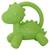 Anneau de dentition bébé en silicone dinosaure Vert 1 - vertbaudet enfant 