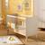 Lit bébé bébé 60x120 à barreaux laqué beige cendré - basile Beige/marron 2 - vertbaudet enfant 