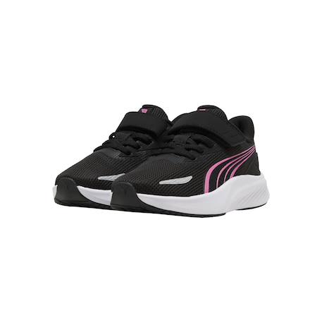 Baskets basses à scratch Noir  argent blanc+Noir rose+Rose mauve argent rose blanc 9 - vertbaudet enfant 