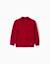 Pull en mélange de laine avec col montant Bleu foncé+Rouge 4 - vertbaudet enfant 