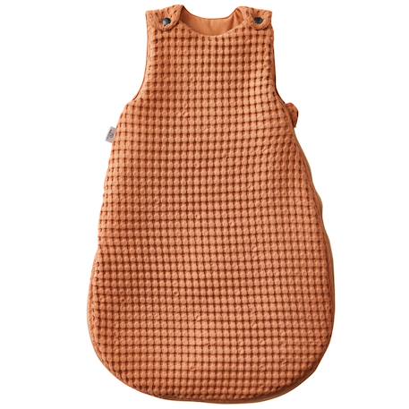 Gigoteuse hiver gaufrée cassonade tog 3 (0-6 mois) Beige+Orange 3 - vertbaudet enfant 