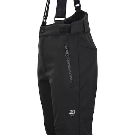 Pantalon de ski shoftshell eceprim enfant/garcon Noir 4 - vertbaudet enfant 