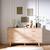 Chambre bébé duo: lit bébé 60x120, commode à langer xxl 6 tiroirs décor chêne suave - arty Marron 4 - vertbaudet enfant 