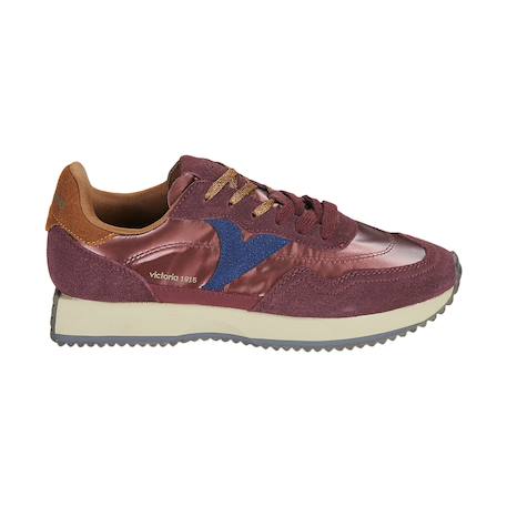 Baskets basses à lacets Olive+Violet bleu 6 - vertbaudet enfant 